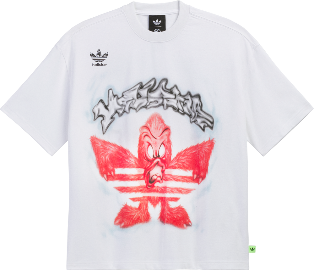 Hellstar x Adidas Graphic T-Shirt (White)