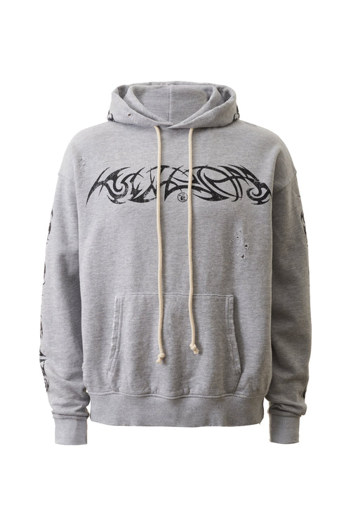 Tribal Flame Logo Hoodie