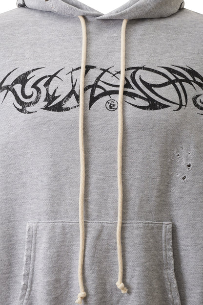 Tribal Flame Logo Hoodie