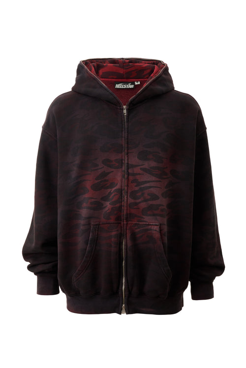 Overdyed Cheetah Zip-Up