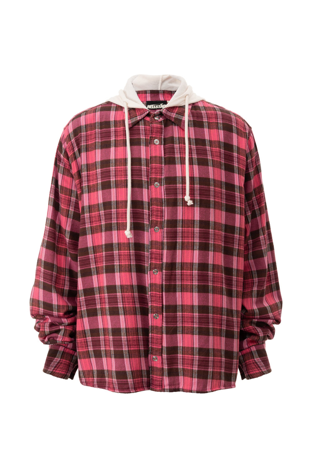 Plaid Button-up w/ Hood