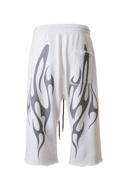 Tribal Flame 3/4 Shorts