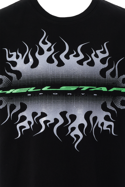 Gradient Flame Sports Logo T-Shirt