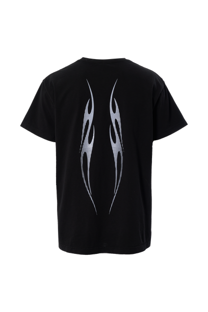 Gradient Flame Sports Logo T-Shirt