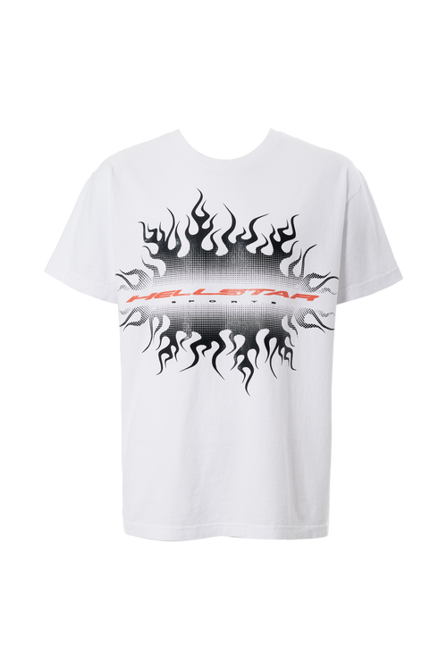 Gradient Flame Sports Logo T-Shirt