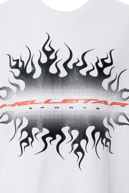 Gradient Flame Sports Logo T-Shirt