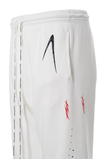 Hype Flight 3/4 Shorts - White
