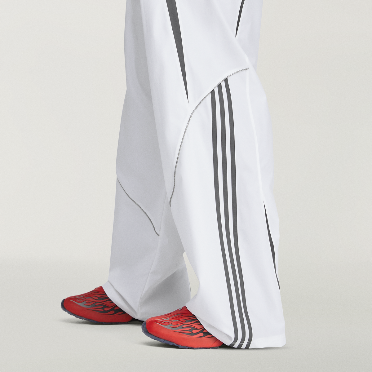 Hellstar x Adidas Track Pants (White)