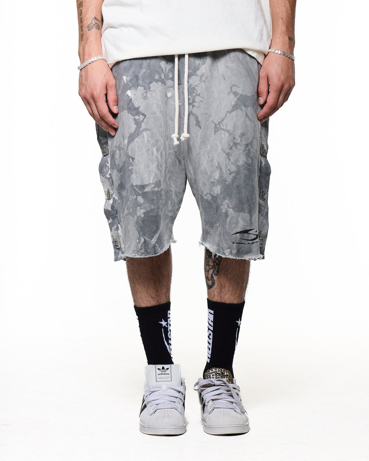 Marble Mirror Face Shorts