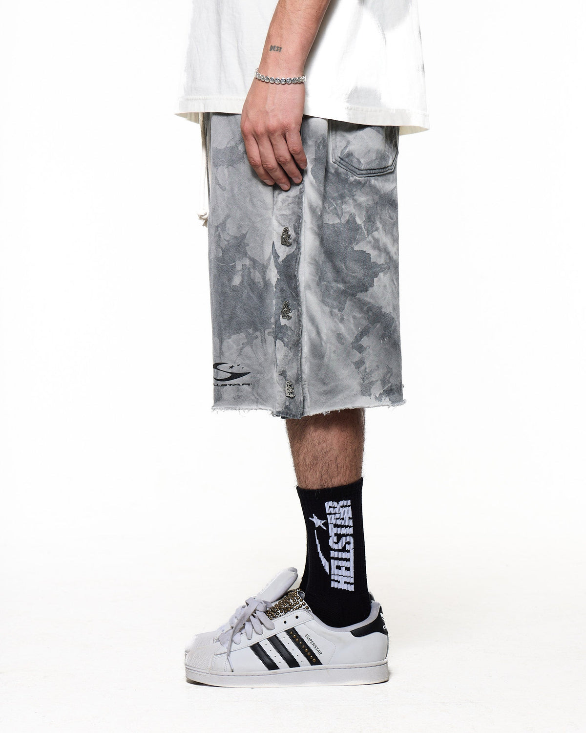 Marble Mirror Face Shorts
